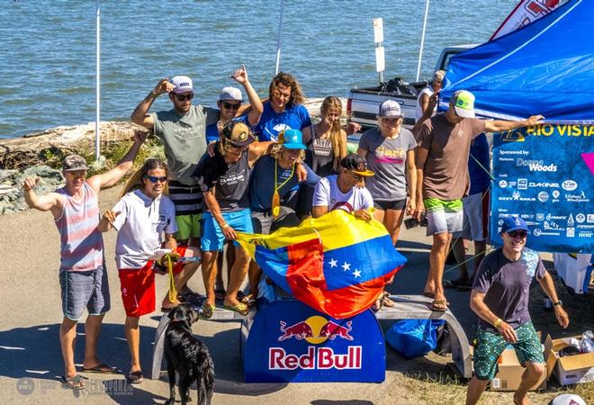 Pro Podium with all Pro riders – IWT Rio Vista Grand Slam © International Windsurfing Tour